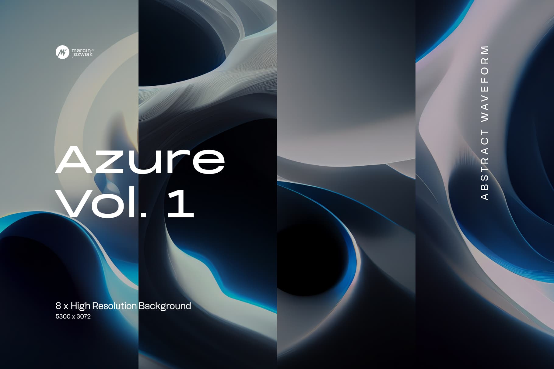Abstract waveform cover art