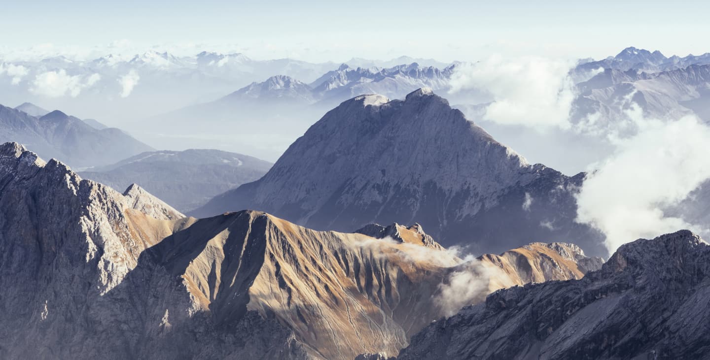 Zugspitze. Top of Germany.