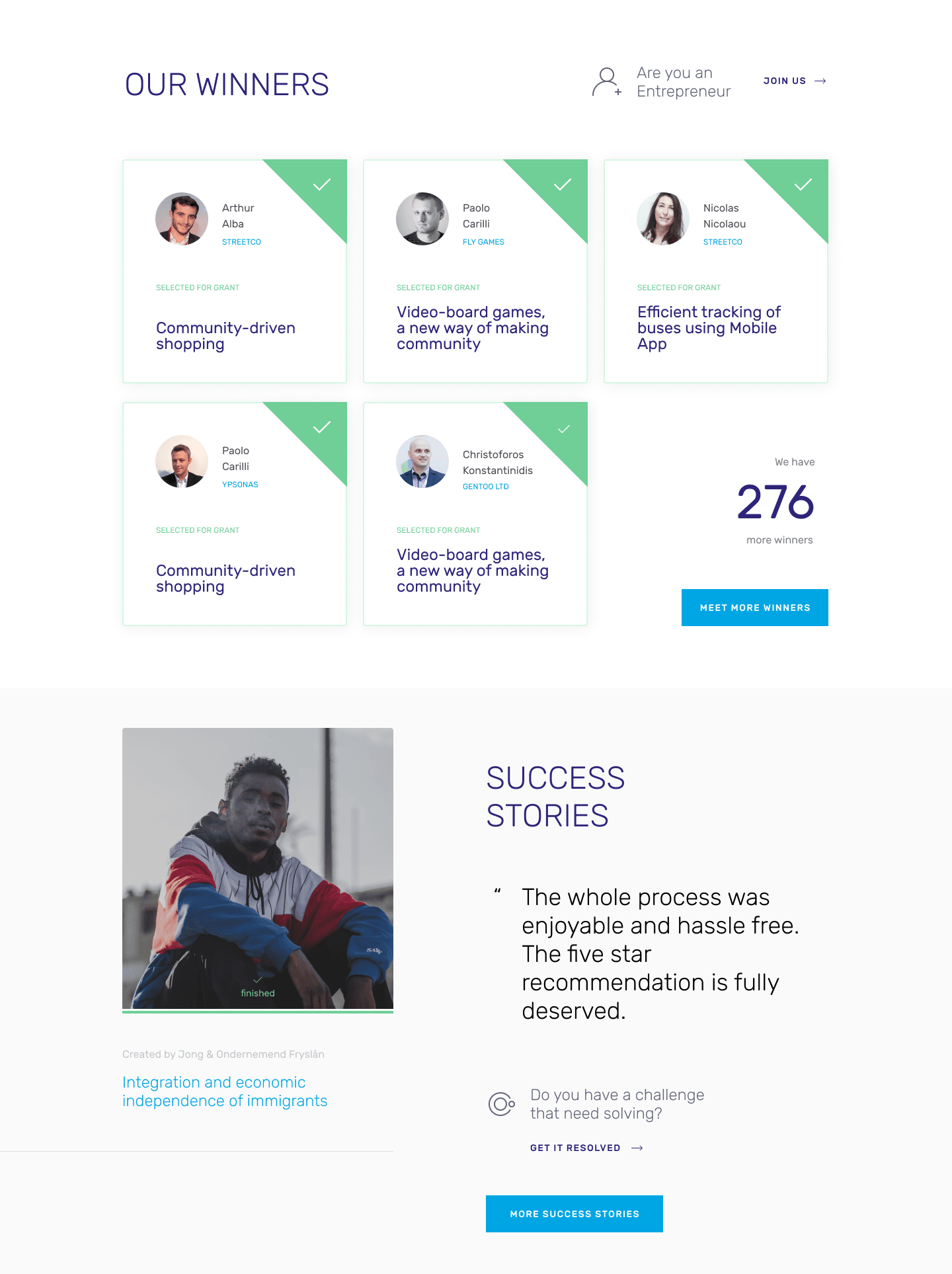Social Challenges onboarding flow