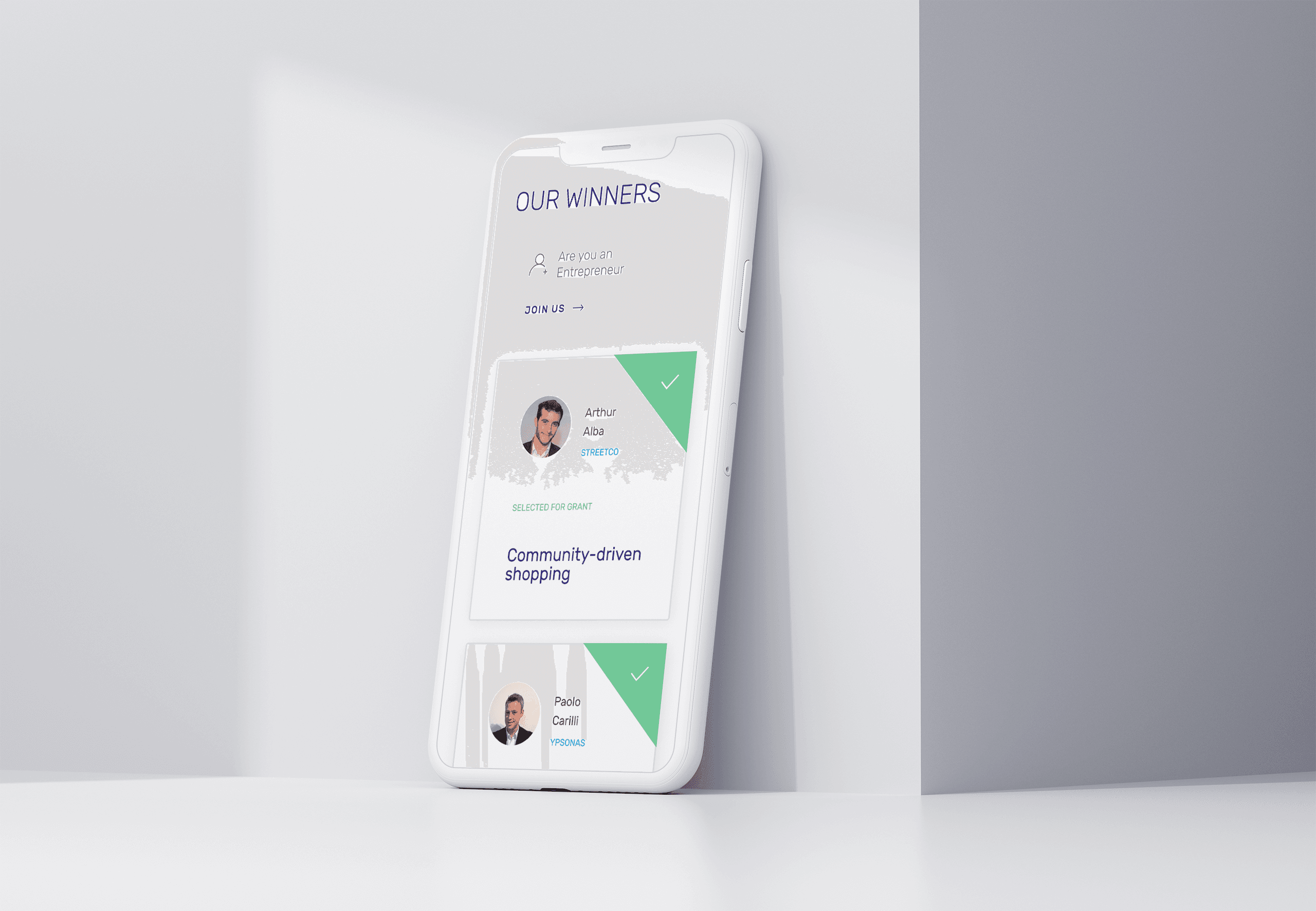 Phone mockup overlay