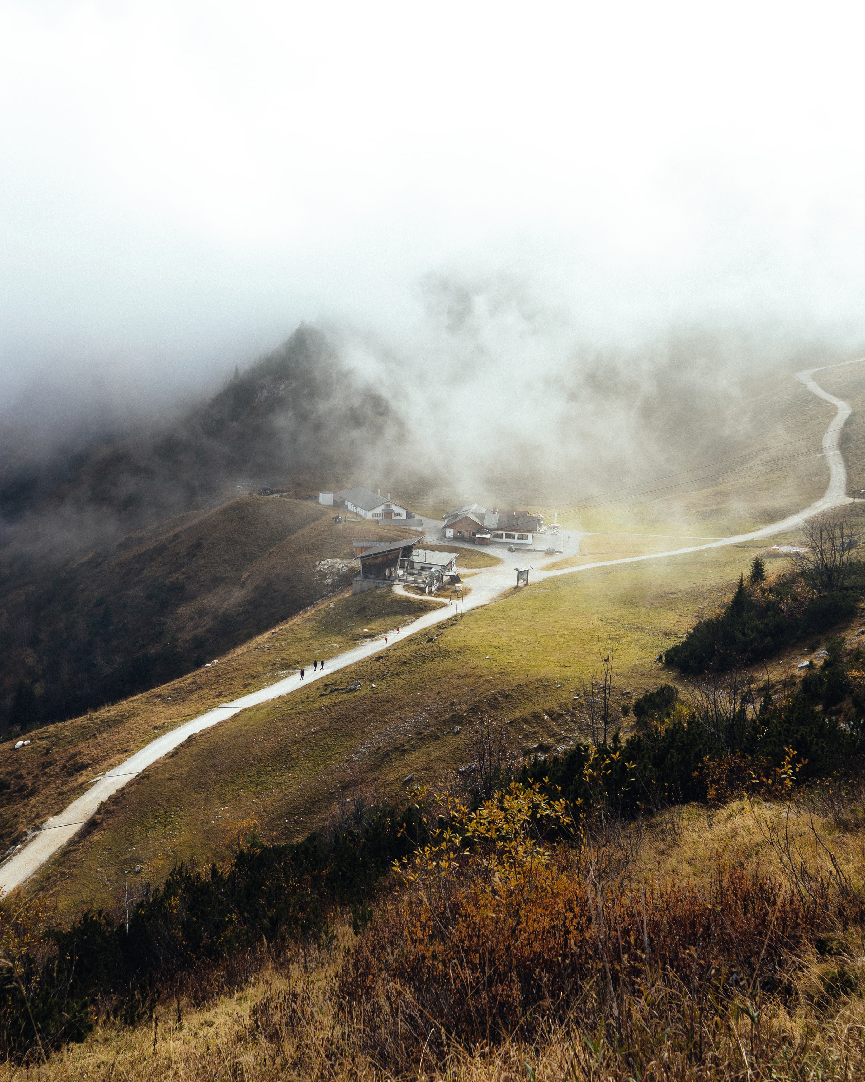 Eibsee lake with mountains