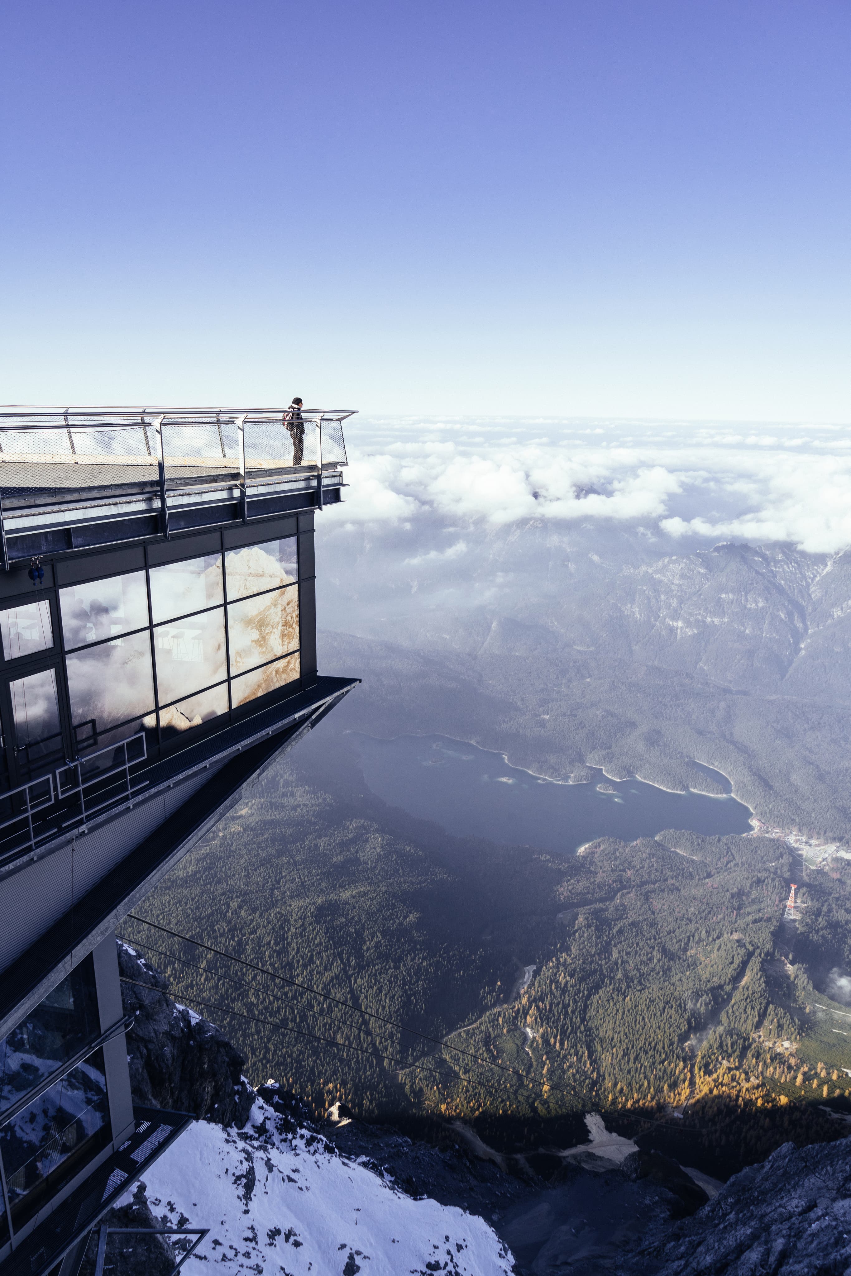 Mountain observation deck